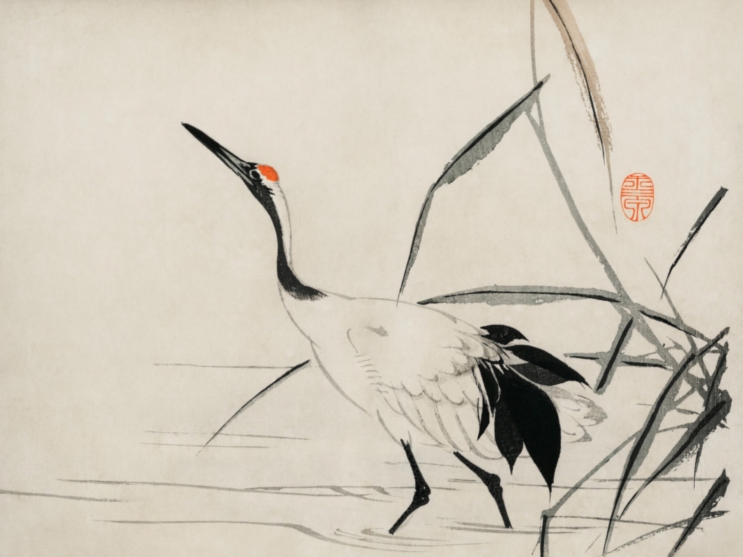 Why Japanese Artists Kept Returning to the Crane